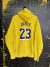 BUZO LOS ANGELES LAKERS #23 JAMES NIKE TALLA L - comprar en línea