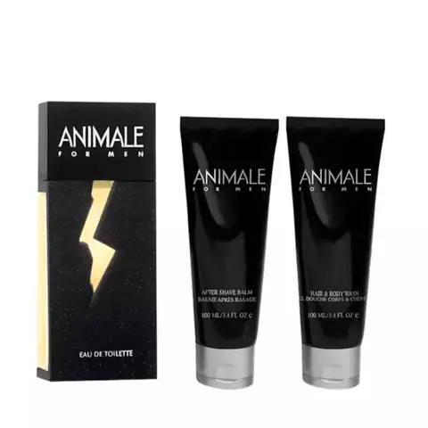 Kit Animale For Men Eau de Toilette + Pós Barba + Gel de Banho-100 ml