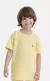 Conjunto Algodão com Moletom Amarelo Bebê