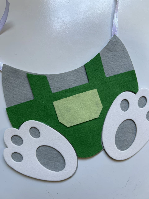 Gravata Coelho - 6 Unid Feltro