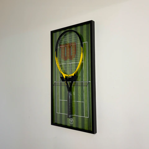 Wall Mount para Raquetas de Tenis | Cuadro Decorativo 80×40 cm