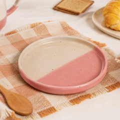 PLATO JUNQUILLO NALA TERRAZO CELESTE - comprar online