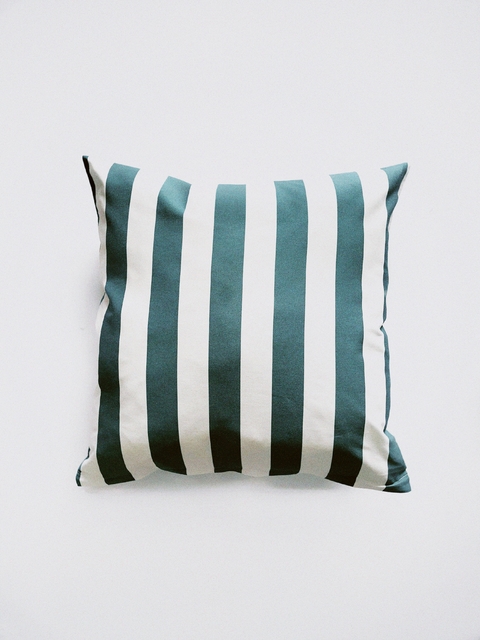 funda de almohadón PESTO verde y crudo - comprar online