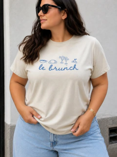 Remera algodón Brunch en internet