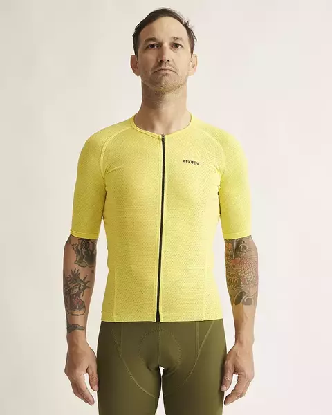 Jersey PRO Colorblock Limón - comprar online