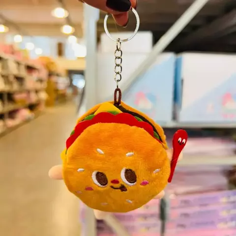Llavero de Peluche Burguer - comprar online