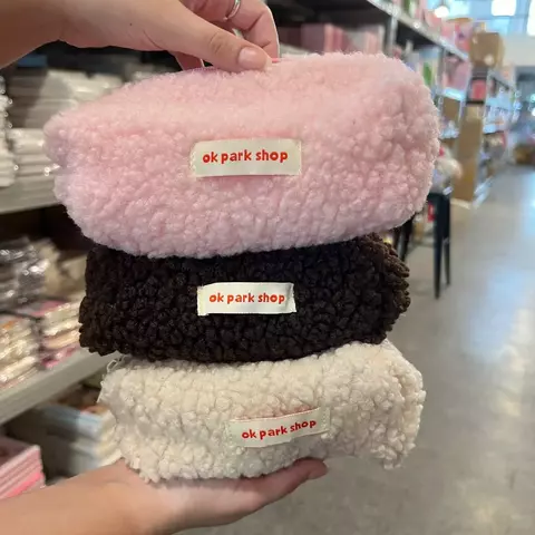 Cartuchera peluche - diseño "Ok Park Shop"