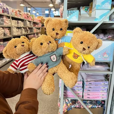 Ositos de peluche con buzos 30cm - comprar online
