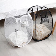 Caja de 100 un. Cesto Ropa Sucia Plegable Malla 56cm - Liviano Portátil - PIFA