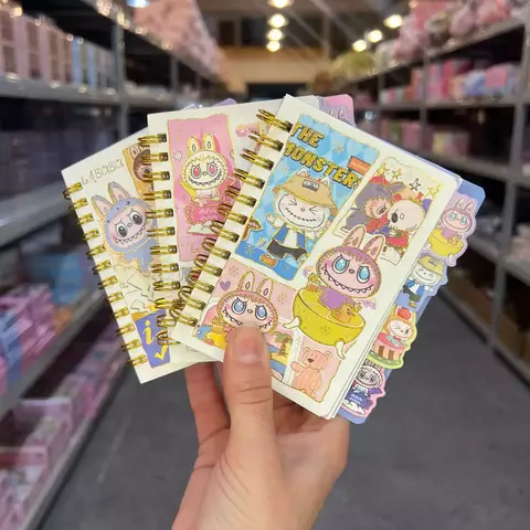 Anotador Labubu con separadores – Mini formato The Monsters - comprar online
