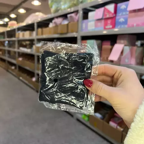 Colitas negras reforzadas Pack x4 - comprar online