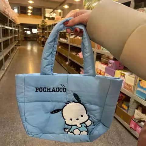 Bolso pochacco y labubu acolchonados - comprar online
