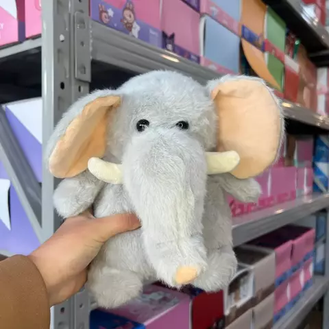 Peluche elefante gris 20cm