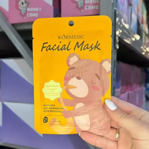 Mascarillas faciales de animalitos Kormesic x10 unidades - comprar online