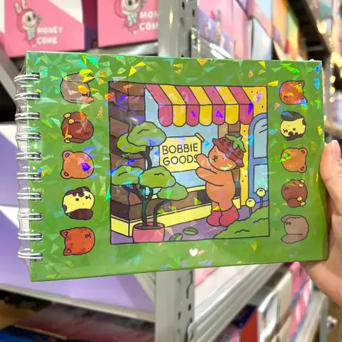 Cuaderno holográfico Bobbie Good con hojas para colorear - comprar online