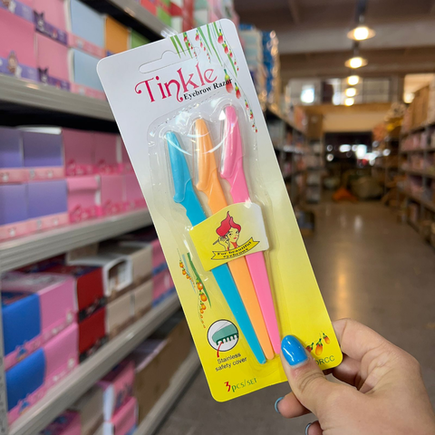 Set de rasuradoras para cejas Tinkle x3