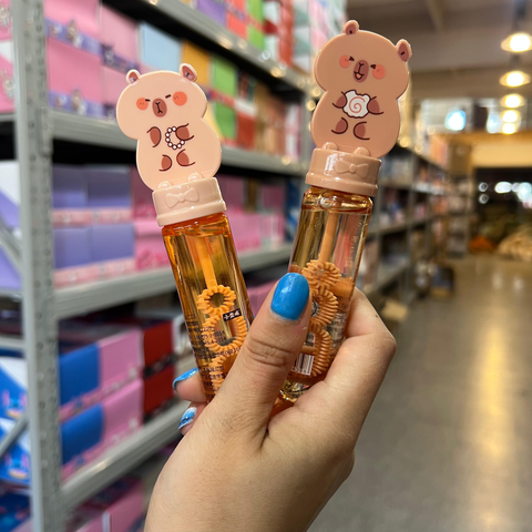 Burbujeros capibara diseño kawaii