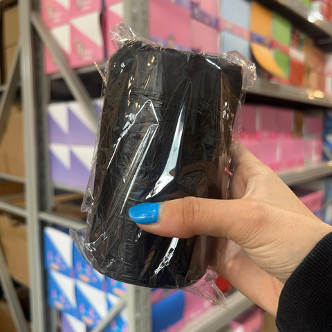 Bolsas de basura negras con cierre tipo cordón