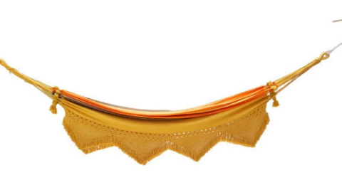 Rede De Balanço Casal Gigante Feito A Mão Peça Única Luxo