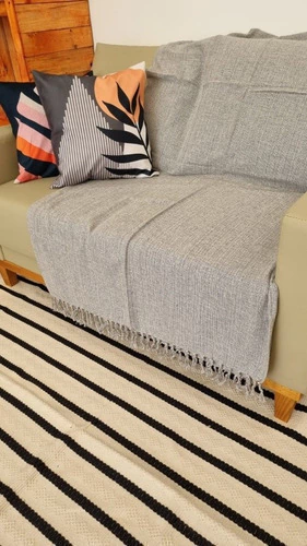 Manta Protetora Sofá Casal 180x240 Decorativa Algodao