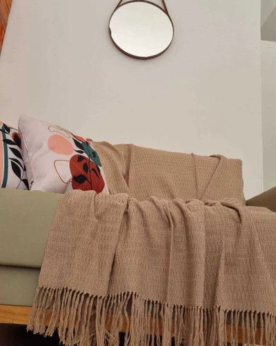 Manta 130x180 Sofá/poltrona Trabalhada Decorativa Protetora