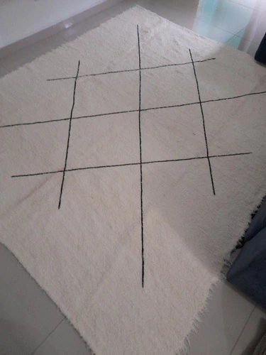 Tapete Sala 200x300 Felpudo Peludo 100% Algodão Artesanal