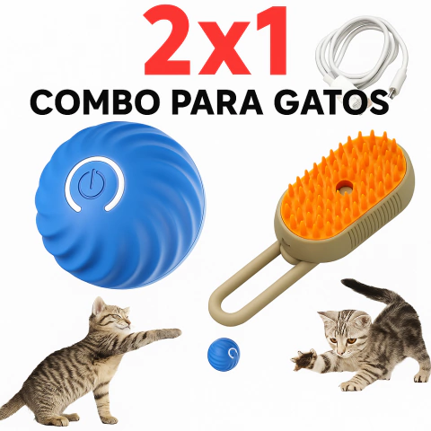 Combo 2x1 para Gatos – Juego + Cuidado en un solo pack - comprar online