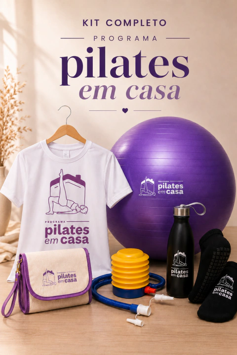 KIT COMPLETO PILATES EM CASA