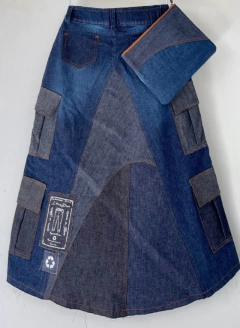 Jeans Midi Cargo Asia TM 44 - quintadagloria