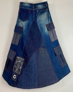 Jeans Midi Cargo Asia TM 42 - loja online