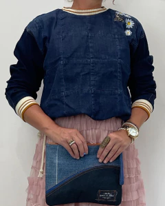 Blusa Jeans Lassa - quintadagloria