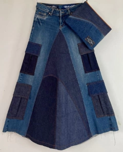 Jeans Midi Cargo Asia TM 38 na internet