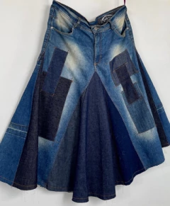 Jeans Midi Rodada Java TM 48/50 - quintadagloria