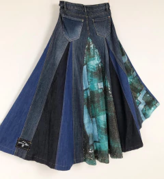 Jeans Midi Journey Premium com Paetê - Tm 38 - loja online