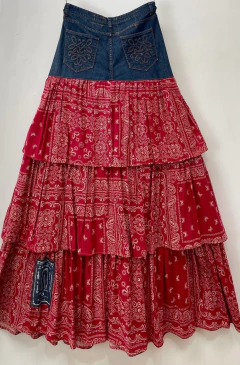 Jeans Long Ruffles Boemia Red TM 14 on internet