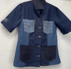 Image of Jaleco Utilitário Jeans XL