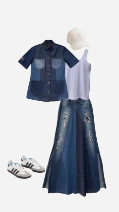 Jaleco Utilitário Jeans L