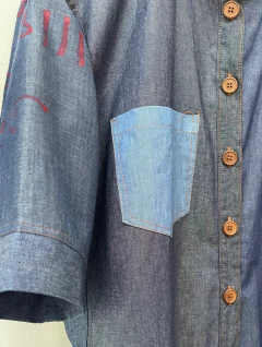 Chamise Vestido Jeans Artesanal TM G - tienda online