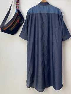 Chamise Vestido Jeans Artesanal TM GG - quintadagloria