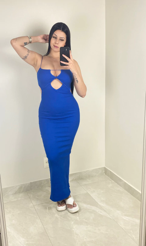Vestido Giulia azul royal
