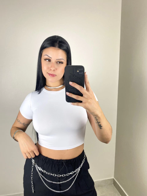 Cropped Eduarda branco