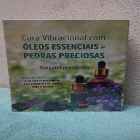 Cura Vibracional com Oleos Essencias e Pedras Preciosas - Autor: Margaret Ann Lembo (0001) [novo]