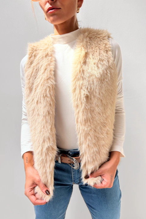 CHALECO PIEL SIBERIA - comprar online