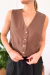 CHALECO LINO DORIS - comprar online