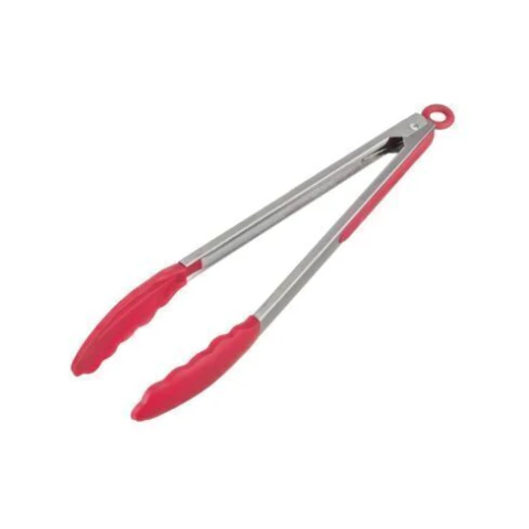 Pegador Inox com Ponta em Silicone Vermelho 30cm 5218 Weck