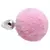 Plug Anal Em Metal 5,5 X 2,6cm Com Pompom Vipmix