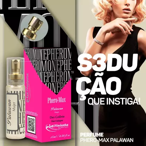 Perfume Feminino Palawan Phero-max 15ml La Pimienta