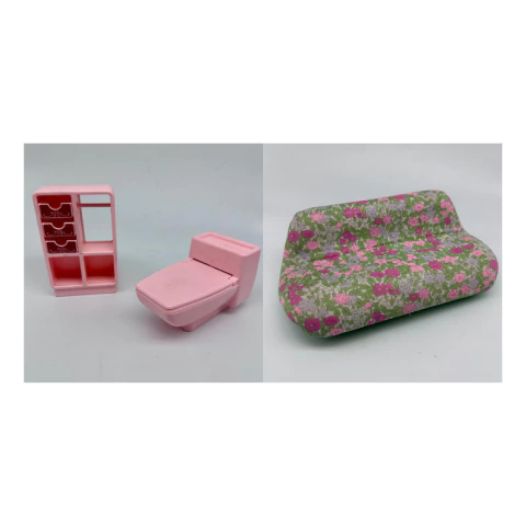 Barbie Estrela Lote Sofá Banheiro Antigo 80 90