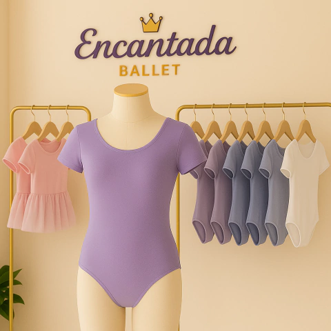 Manga Curta – Lilás (Tamanhos 2 ao 16) - comprar online