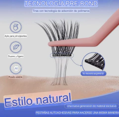 OFERTA PESTAÑAS NAGARAKU CON ADHESIVO (11-13 mm) SA-DIY006 en internet